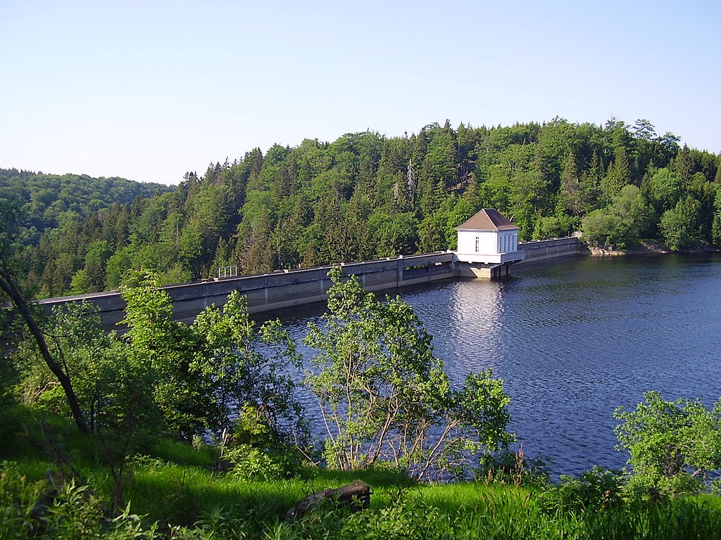 Stempelstelle 1: Eckertalsperre Staumauer