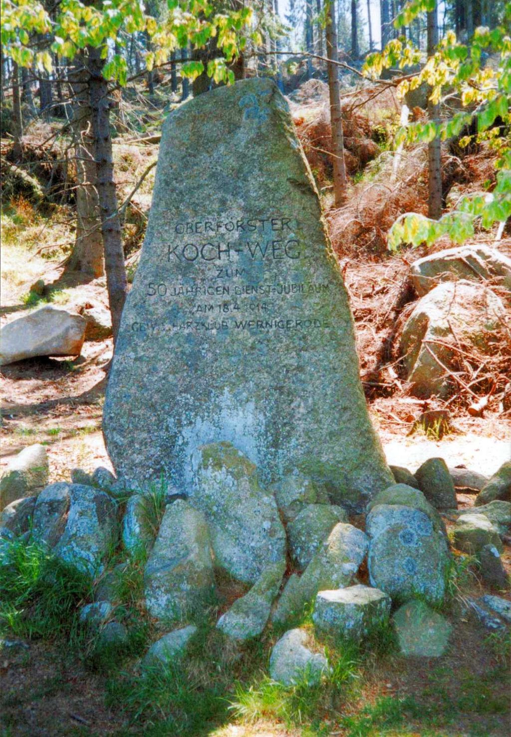 Stempelstelle 25: Oberförster-Koch-Denkmal