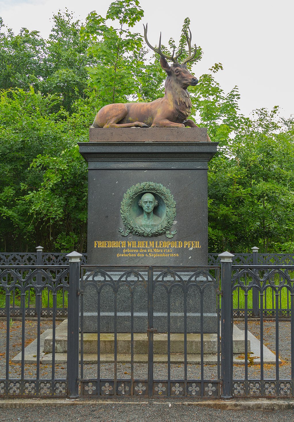 Stempelstelle 68: Pfeil-Denkmal